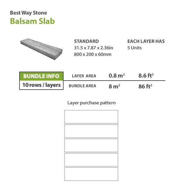 Best Way Stone Balsam Concrete Slab